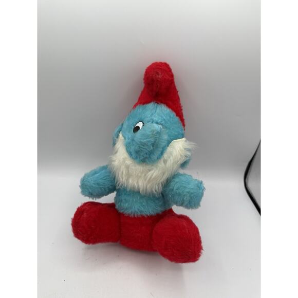 Smurfs Bundle of 2 Papa Smurf 1981, 1979 vtg vintage Peyo Wallace Berrie - Picture 8 of 13